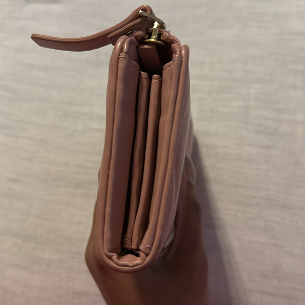 Used Kate Spade Rose pink large wallet - Picture 6 of 6